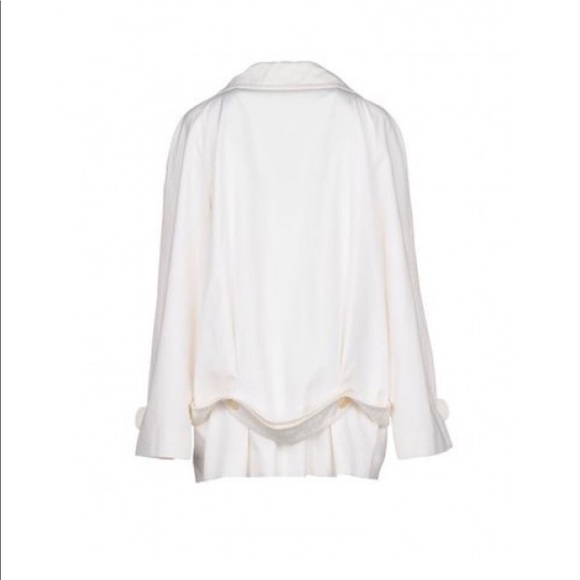 Moschino Ivory double breasted pea coat jacket - Picture 2 of 6